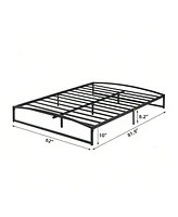 gaomon Bed Frame, 10 Inch Low Profile Platform Bed Frame, Heavy Duty Metal Full Size Bed, Mattress Foundation With Steel Slat Support, 10 Inch Height