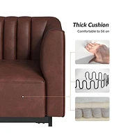 Hulala Home Benjamin Industry 30" Wide Chair with Solid Back