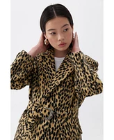 Nocturne Women's Leopard Print Jacket