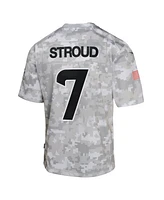 Nike Big Boys and Girls C.j. Stroud Arctic Camo Houston Texans 2024 Salute to Service Game Jersey