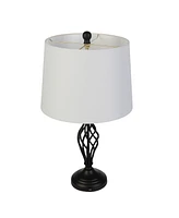 Lavish Home 24.41" Usb Charging Led Table Lamp Set