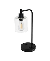Lavish Home 16.14" Touch Control Table Lamp