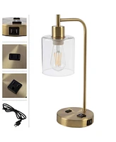 Lavish Home 16.14" Touch Control Table Lamp