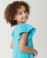 Sparkle & Shine Little Girls Sequin Tweed Dress