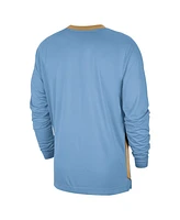 Nike Men's Light Blue Memphis Grizzlies 2024/25 City Edition Authentic Pregame Performance Long Sleeve Shooting T-Shirt