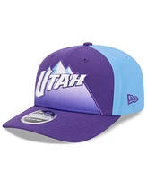 New Era Men's Purple Utah Jazz 2024/25 City Edition 9SEVENTY Stretch-Snap Hat