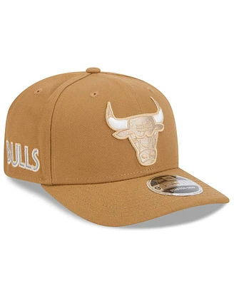 New Era Men's Tan Chicago Bulls 2024/25 City Edition 9SEVENTY Stretch-Snap Hat