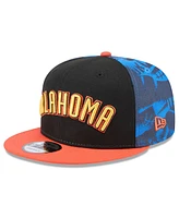 New Era Men's Black Oklahoma City Thunder 2024/25 City Edition 9FIFTY Snapback Hat