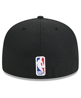 New Era Men's Black La Clippers 2024/25 City Edition Alternate 59FIFTY Fitted Hat