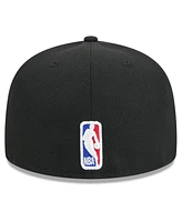 New Era Men's Black Toronto Raptors 2024/25 City Edition Alternate 59FIFTY Fitted Hat