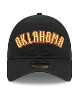 New Era Men's Black Oklahoma City Thunder 2024/25 City Edition 9TWENTY Adjustable Hat