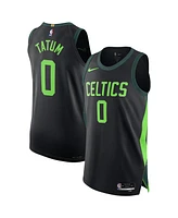 Nike Men's Jayson Tatum Black Boston Celtics 2024/25 Authentic Player Jersey - City Edition