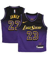 Nike Toddler LeBron James Purple Los Angeles Lakers 2024/25 Swingman Player Jersey - City Edition