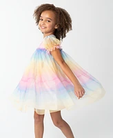 Sparkle & Shine Little Girls Ombre Mesh Dress