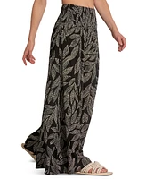 Elan Women's Mid-Rise Wide-Leg Palazzo Pants