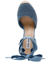 Steve Madden Women's Luvly Platform Lace-Up Espadrille Pumps