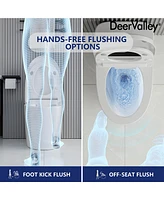 DeerValley Smart Toilet, Auto Flush, Heated Seat, Tankless One-Piece Toilets For Bathrooms