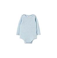 Cotton On Baby Boys Pointelle Long Sleeve Bubbysuit