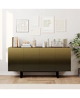 Boyel Living 4-Door Sideboard Buffet Cabinet for Dining Room