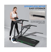 SereneLife 2.5 Hp Foldable Motorized Treadmill with Led Display