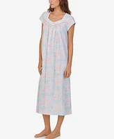 Eileen West Women's Cap Sleeve Long Nightgown