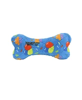 Mighty Medium Bone Celebration, 2 Pack, Durable Squeaky Dog Toy