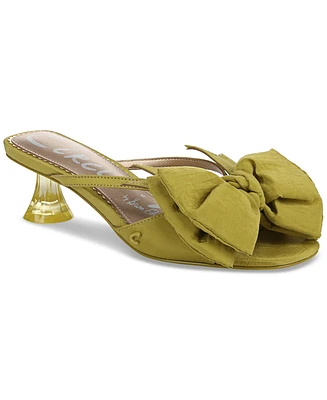 Circus Ny by Sam Edelman Women's Natalina Bow Kitten-Heel Dress Sandals