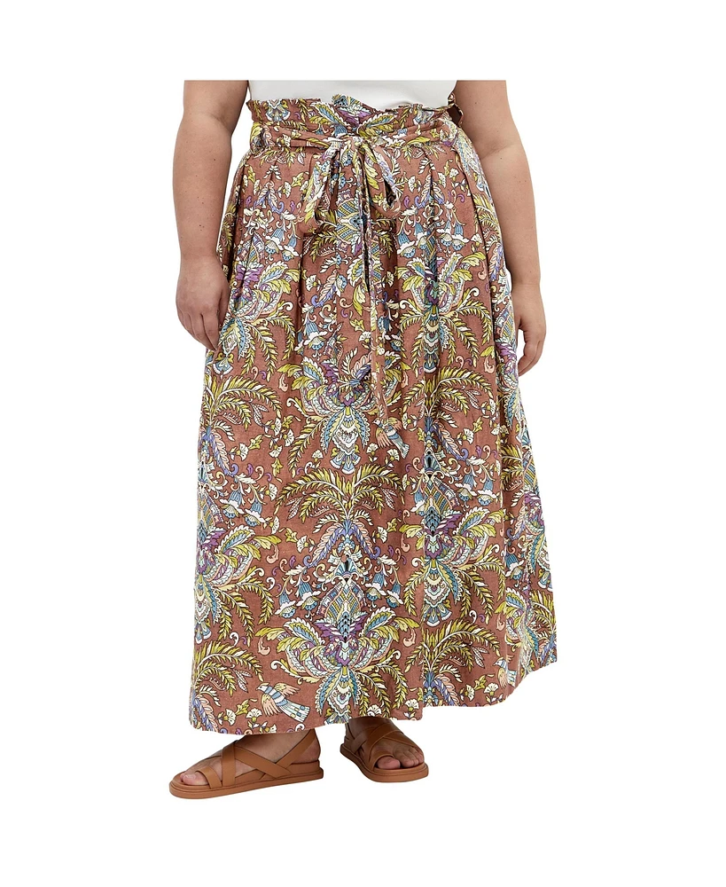 City Chic Plus Mysteria Skirt