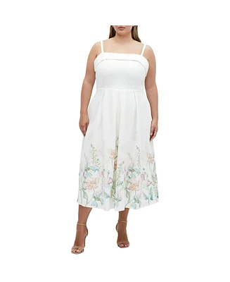 City Chic Plus Love Fleur Dress