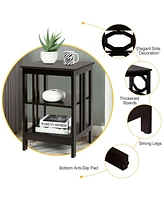 Gouun 3-tier Nightstand Sofa Side End Accent Table