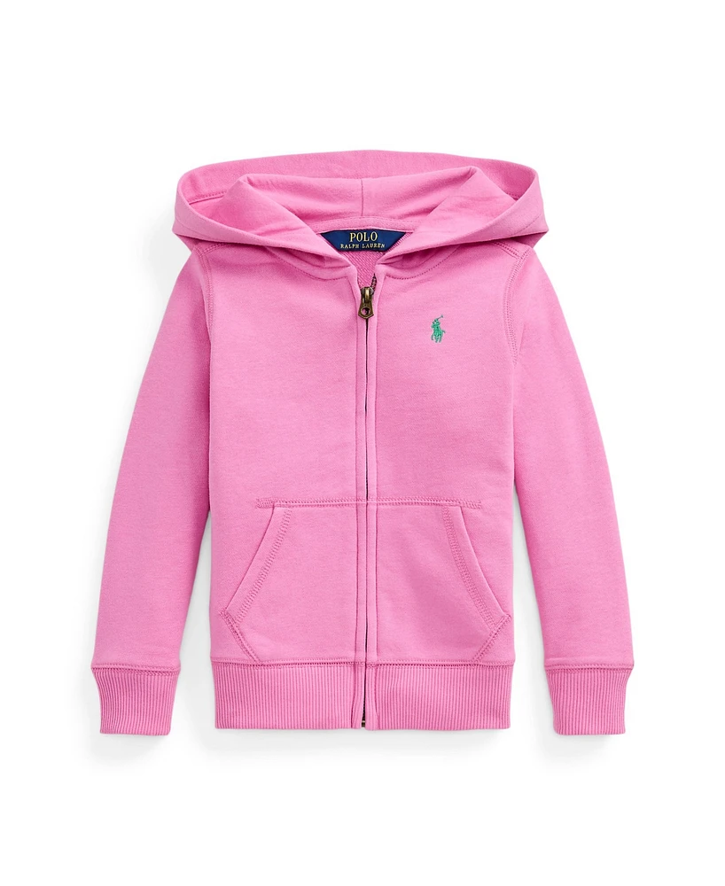 Polo Ralph Lauren Toddler and Little Girls French Terry Full-Zip Hoodie