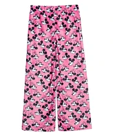 Disney Big Girls Mickey and Minnie Plush Lounge Pant