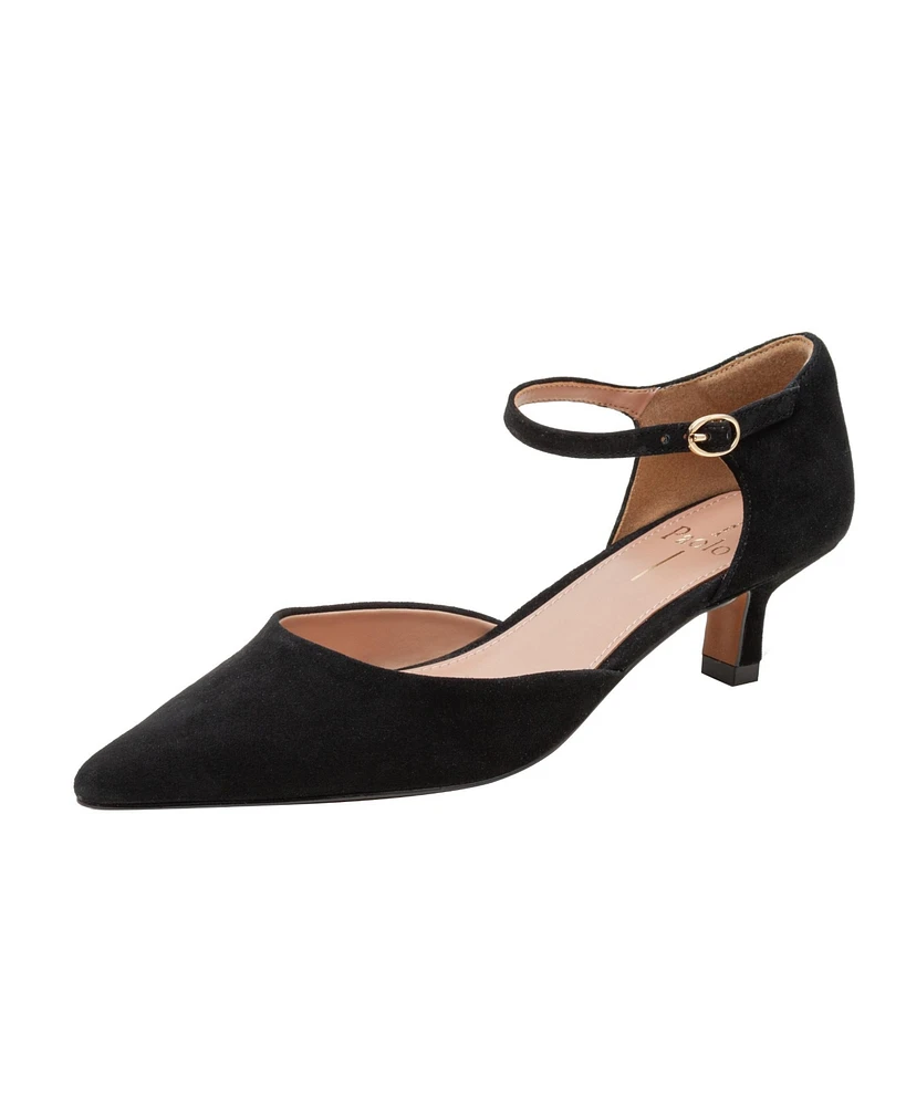 Linea Paolo Carey Two-Piece Kitten Heel Pumps