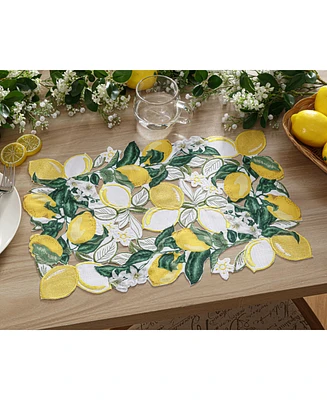 Elrene Tuscany Cutwork Allover Fabric Placemat, 13" x 19"