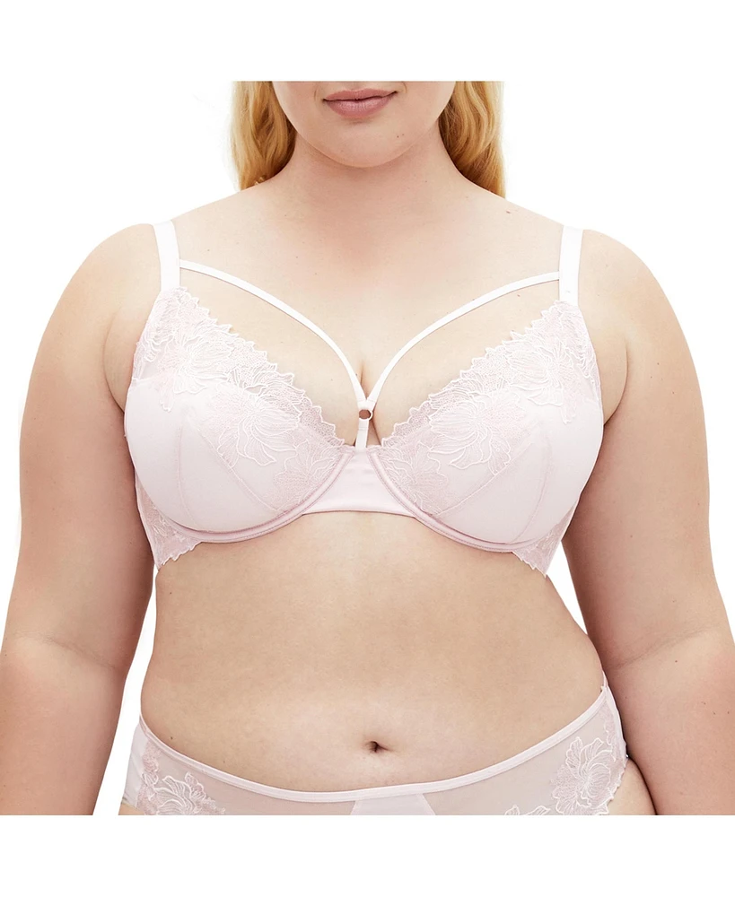 City Chic Plus Tara Plunge Contour Bra