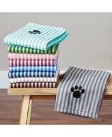 Bone Dry Microfiber Stripe Paw Pet Towel 41x23.5-inch