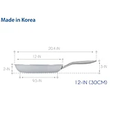 Techef - CeraTerra - 12 Inch Frying Pan with Cover