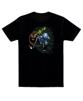 Batman Men's Batcycle Adult Heather Tee / T-Shirt