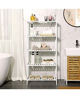 Slickblue 5-Tier Multifunctional Storage Shelf, Shelving Unit for Entryway, Bathroom, Living Room, Balcony & Kitchen