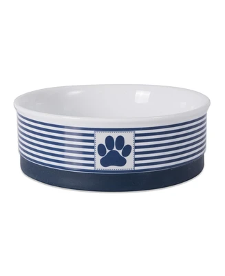 Bone Dry Paw Patch Stripe Single Pet Bowl