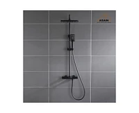 Casainc 2 Functions Thermostatic shower system with 3-Setting Handheld Shower and Rough-in Valve