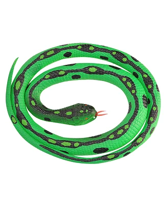 Wild Republic Rubber Snake Green Garden Snake Figurines, 46 Inches