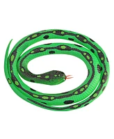 Wild Republic Rubber Snake Green Garden Snake Figurines, 46 Inches