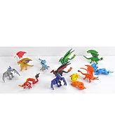 Wild Republic Nature Tube Dragon Figurines, 12 Pieces