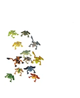 Wild Republic Polybag Mini Frog Figurines, 12 Pieces