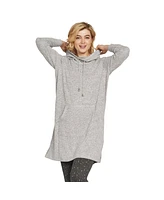 Ellos Plus Funnel-Neck Lounge Sweatshirt Tunic