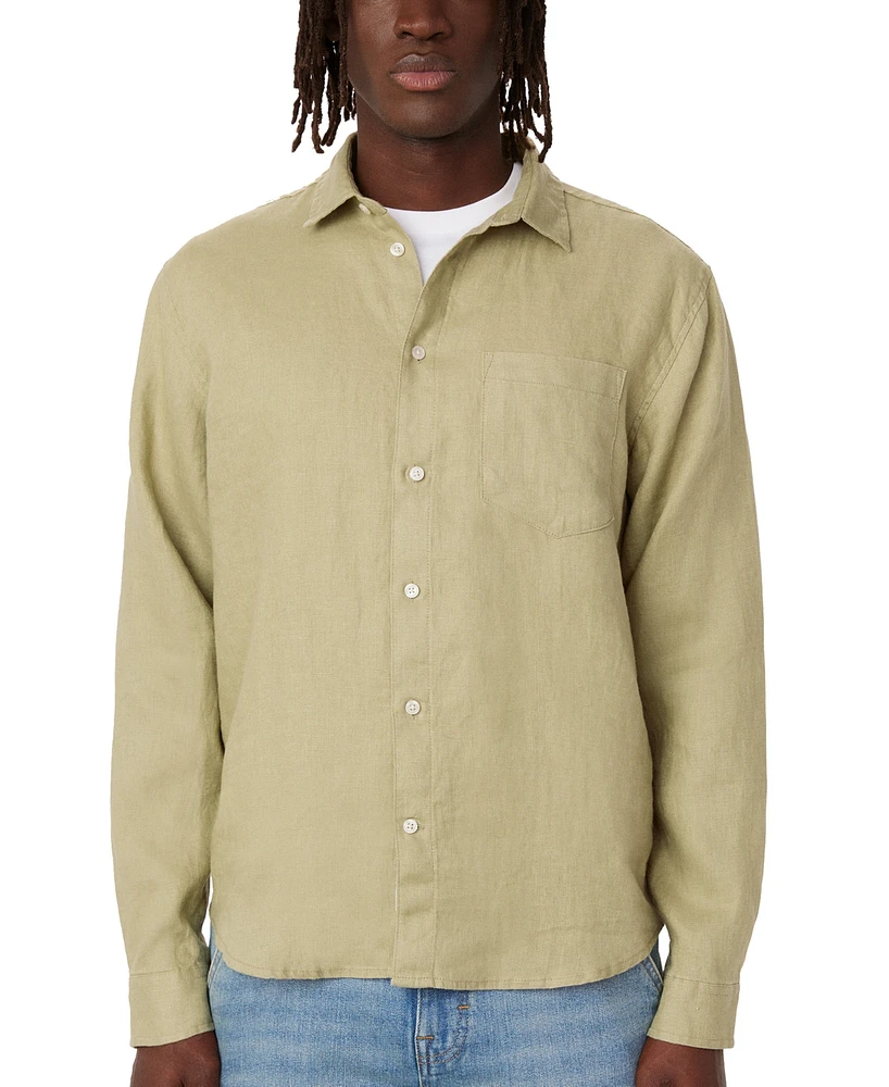 Frank And Oak Men's Linen Shirt