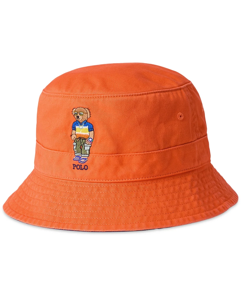 Polo Ralph Lauren Men's Bear Twill Bucket Hat