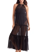 Mimi Flamingo Women's Oceana Tiered Cover-Up Dress