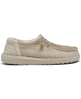 Hey Dude Women's Wendy Brushed Cozy Casual Sneakers